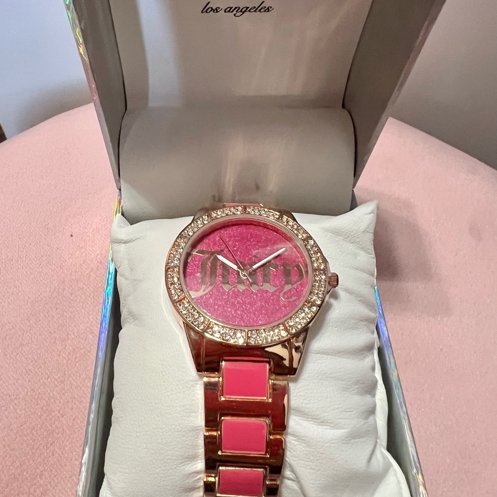 Juicy Couture Rosegold/Pink Watch